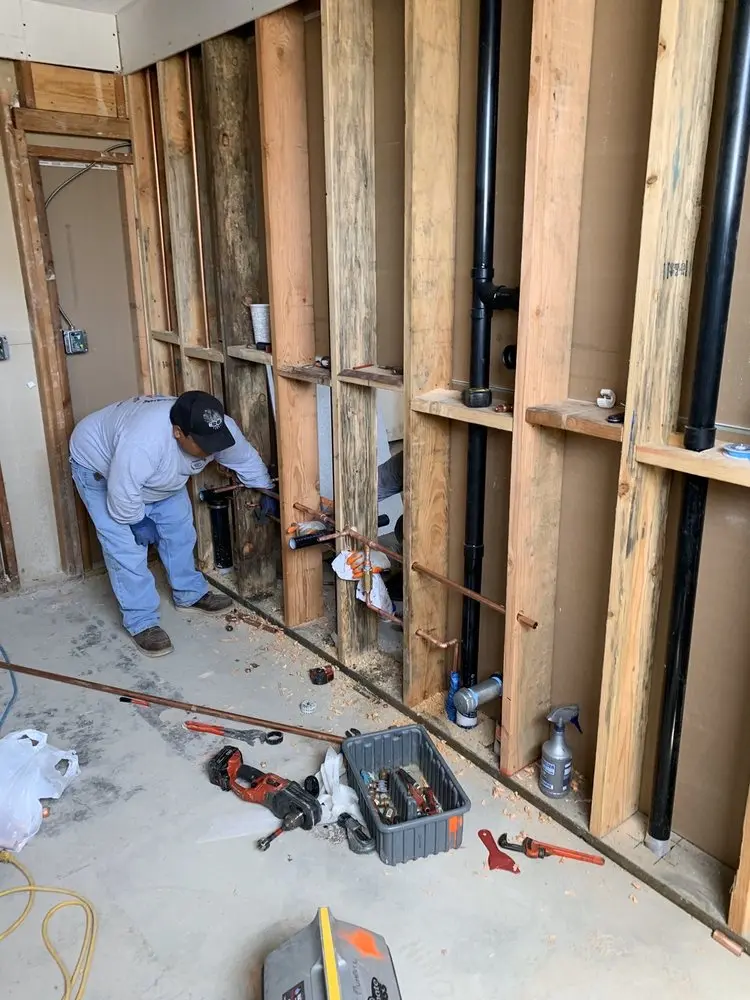 Commercial rough-in plumbing for Water Heater Replacement in Nocatee